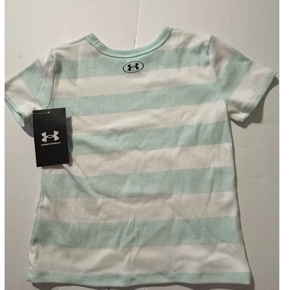 Nike Under Armour Girls Graphic T-Shirt Bundle Pink Blue Size 5 NWT